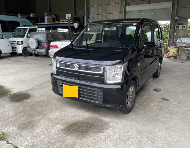 7/22　軽乗市場（かるのりいちば）車検センター　三好店 　スズキ　ワゴンＲ　車検
