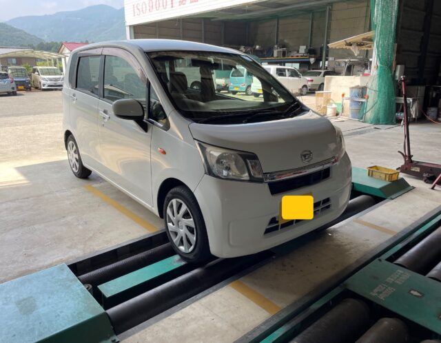 7/10　軽乗市場（かるのりいちば）車検センター　三好店　ダイハツ　ムーヴ　車検