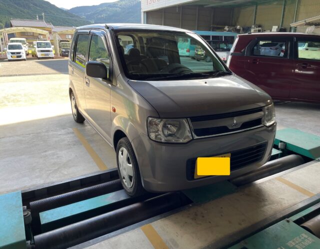 9/6　軽乗市場（かるのりいちば）車検センター　三好店 　三菱　ｅＫワゴン　車検　