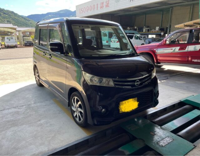 9/8　軽乗市場（かるのりいちば）車検センター　三好店　日産　ルークス　車検