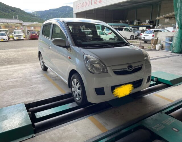 ９/１０　軽乗市場（かるのりいちば）車検センター　三好店　ダイハツ　ミラ　車検