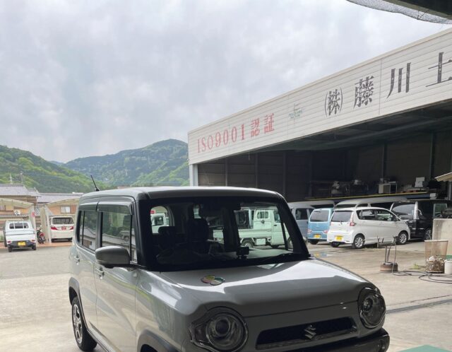 4/24　スズキ　ハスラー　車検　軽乗市場（かるのりいちば）車検センター　三好店